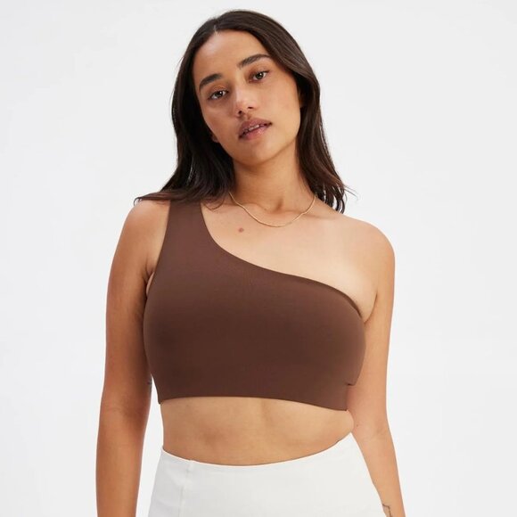 Girlfriend collective one shoulder crop top - Picture 1 of 1